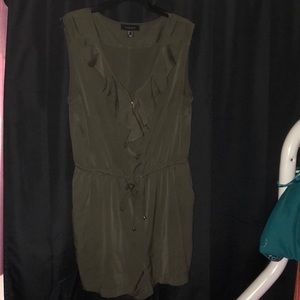 Hunter Green Romper